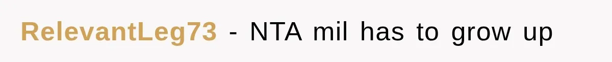 RelevantLeg73 − NTA mil has to grow up