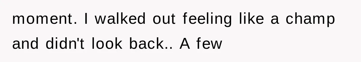Young Pool Manager Gets Rejected for Boss Job, Then Exposes the Man Who Replaced Her moment. I walked out feeling like a champ and didn't look back.. A few