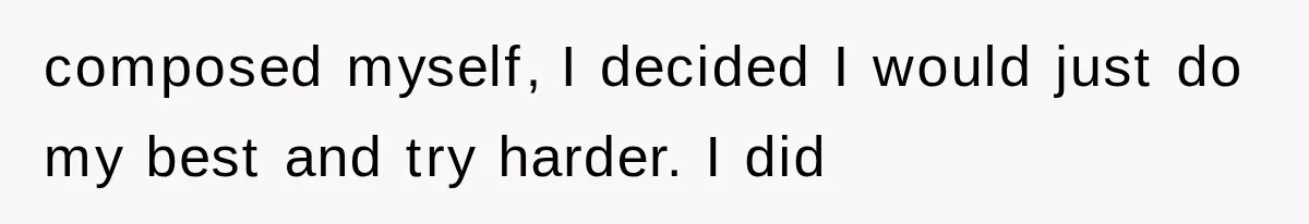 Young Pool Manager Gets Rejected for Boss Job, Then Exposes the Man Who Replaced Her composed myself, I decided I would just do my best and try harder. I did