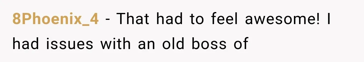 Young Pool Manager Gets Rejected for Boss Job, Then Exposes the Man Who Replaced Her 8Phoenix_4 − That had to feel awesome! I had issues with an old boss of