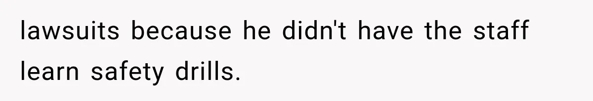 Young Pool Manager Gets Rejected for Boss Job, Then Exposes the Man Who Replaced Her lawsuits because he didn't have the staff learn safety drills.