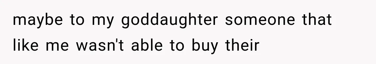 Woman Falls in Love With Gifted Wedding Dress, Until Aunt Reveals Her Hidden Plan maybe to my goddaughter someone that like me wasn't able to buy their