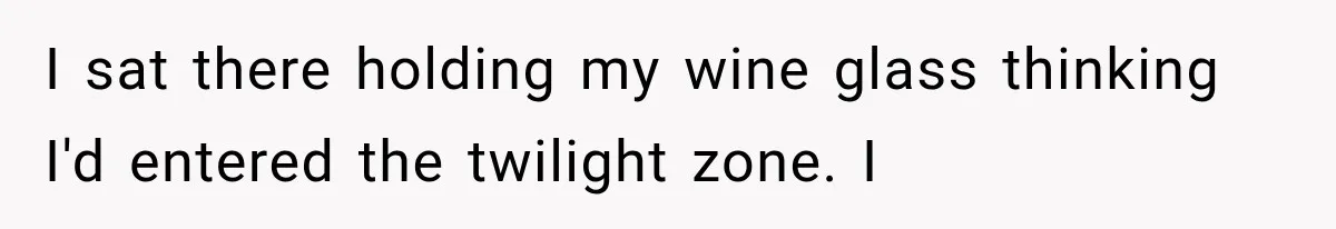 Woman Cuts Off Family After They Celebrate Ending Her Support, Then Demand Money Again I sat there holding my wine glass thinking I'd entered the twilight zone. I