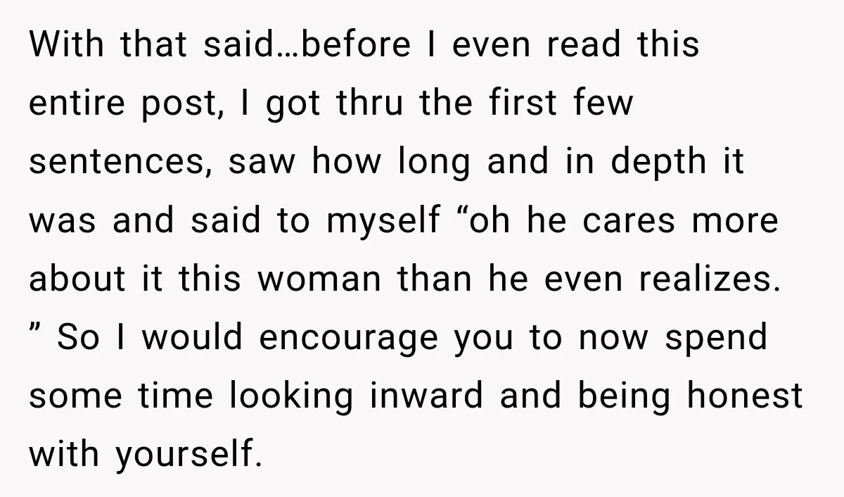 He Sl_pt With His Best Friend’s Estranged Wife, and Now He’s Questioning Everything With that said…before I even read this entire post, I got thru the first few sentences, saw how long and in depth it was and said to myself “oh he...
