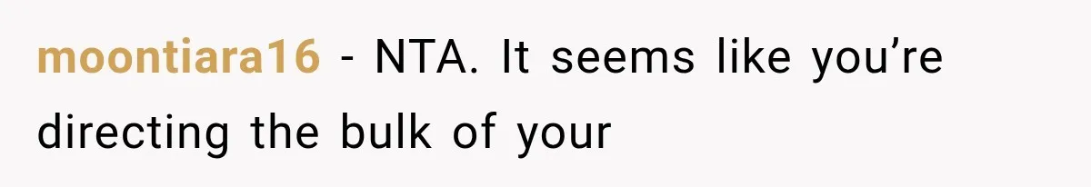 moontiara16 − NTA. It seems like you’re directing the bulk of your