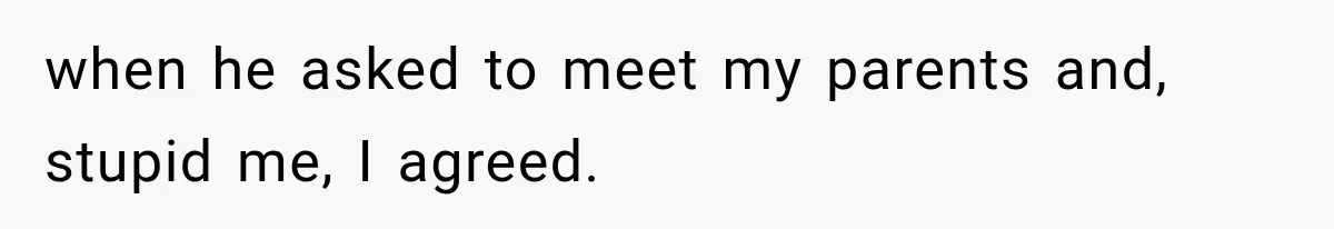 Woman Cuts Off Mother After Years of Neglect, Then Her Mom Demands Access to the Grandchildren when he asked to meet my parents and, stupid me, I agreed.