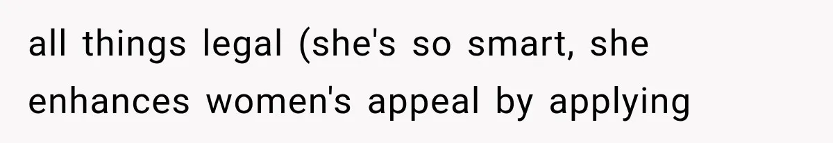 Woman Reports Her Friend’s Estranged Husband After He Marries Someone Else Before His Divorce Is Final all things legal (she's so smart, she enhances women's appeal by applying