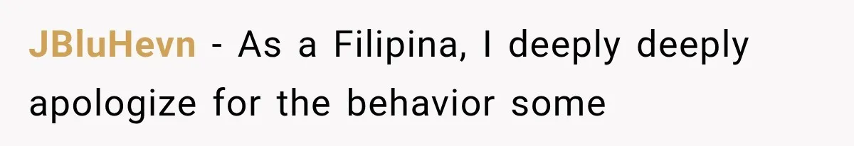 She Was Humiliated at Her Best Friend’s Baby Shower, Then Pulled Off a $500 Gift Card Revenge JBluHevn − As a Filipina, I deeply deeply apologize for the behavior some