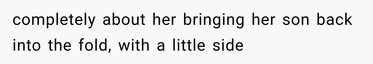 Her MIL Used Her Cancer Diagnosis to Push Religion on Her Husband, So He Finally Ended the Call completely about her bringing her son back into the fold, with a little side