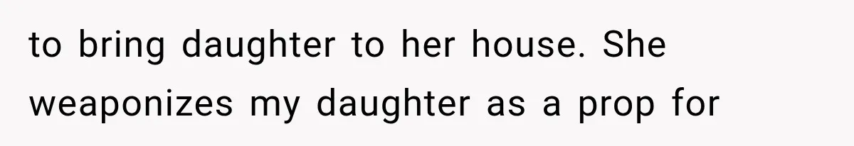 Her MIL Questioned Her Parenting While She Was 8 Months Pregnant, So She Finally Set Boundaries to bring daughter to her house. She weaponizes my daughter as a prop for