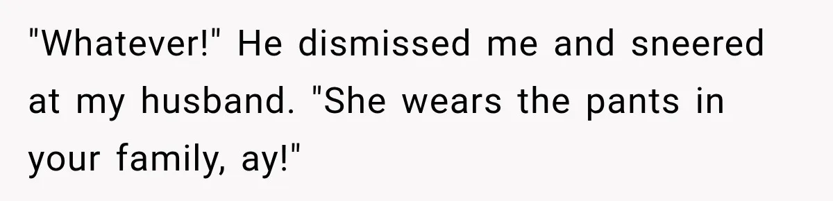 Salesman Ignores Woman Homeowner, Questions Her Husband’s Pride, Then Gets Barked Off the Property "Whatever!" He dismissed me and sneered at my husband. "She wears the pants in your family, ay!"