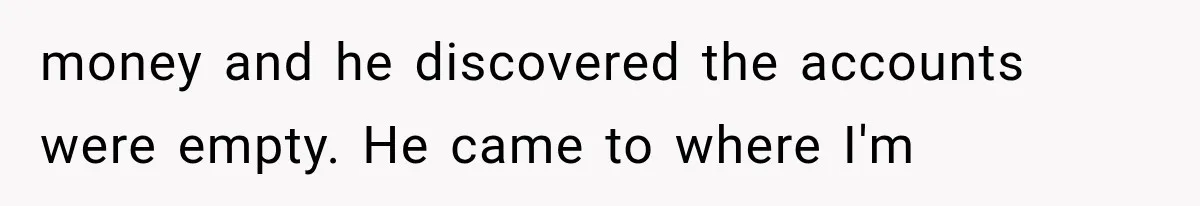 Dad Spends Daughter’s College Fund On Mistress’s BMW, Then Begs Wife For Privacy money and he discovered the accounts were empty. He came to where I'm
