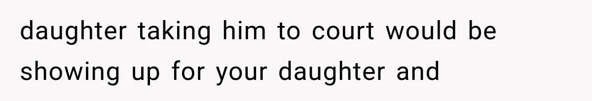 Dad Spends Daughter’s College Fund On Mistress’s BMW, Then Begs Wife For Privacy daughter taking him to court would be showing up for your daughter and