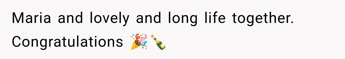Brother Sleeps With His Sibling’s Girlfriend, Then Demands An Invite To His Wedding Years Later Maria and lovely and long life together. Congratulations 🎉🍾