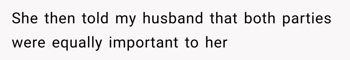 Pregnant Woman Refuses MIL Newborn Visits After She Turns the Baby Shower Into Family Drama She then told my husband that both parties were equally important to her