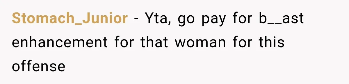 Woman Refuses to Sit Beside a Skinny Passenger, but Her Reasoning Gets More Absurd by the Sentence Stomach_Junior − Yta, go pay for b__ast enhancement for that woman for this offense