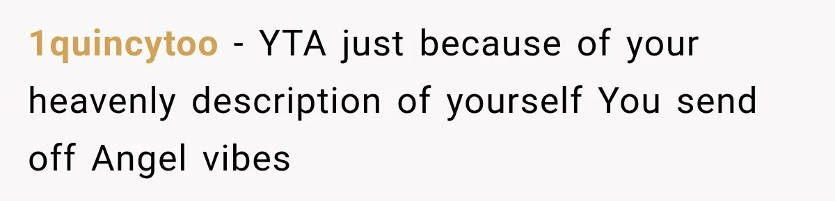 Woman Refuses to Sit Beside a Skinny Passenger, but Her Reasoning Gets More Absurd by the Sentence 1quincytoo − YTA just because of your heavenly description of yourself You send off Angel vibes