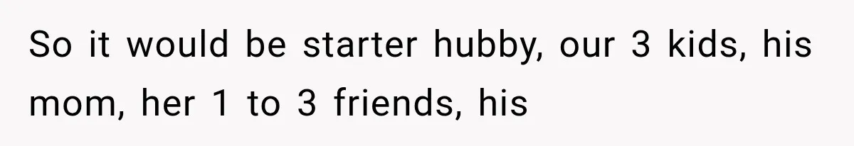 Mom Gets Locked Outside Barefoot With Her Toddler, Then MIL Refuses the Spare Key Because She Hasn’t Showered So it would be starter hubby, our 3 kids, his mom, her 1 to 3 friends, his