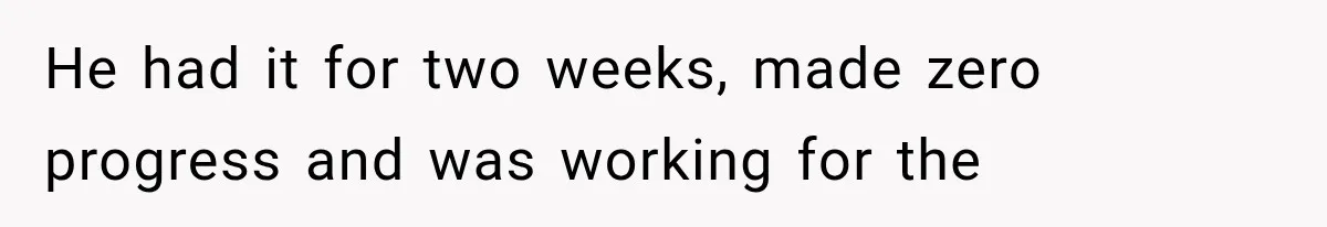 Mom Gets Locked Outside Barefoot With Her Toddler, Then MIL Refuses the Spare Key Because She Hasn’t Showered He had it for two weeks, made zero progress and was working for the