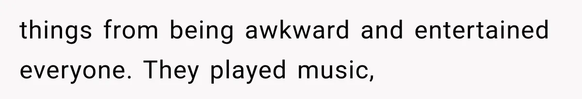 Bride Gets Left at the Altar, Then Learns Her Fiancé Skipped the Wedding Because He Found Out He Has a Son things from being awkward and entertained everyone. They played music,