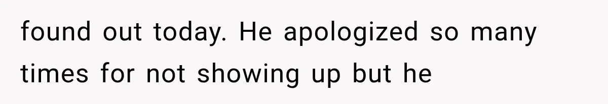 Bride Gets Left at the Altar, Then Learns Her Fiancé Skipped the Wedding Because He Found Out He Has a Son found out today. He apologized so many times for not showing up but he