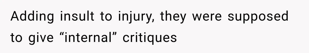 IT Candidate Expects a Casual 30-Minute Interview, Then Walks Out After Five Interviewers Start Rapid-Firing Questions Adding insult to injury, they were supposed to give “internal” critiques
