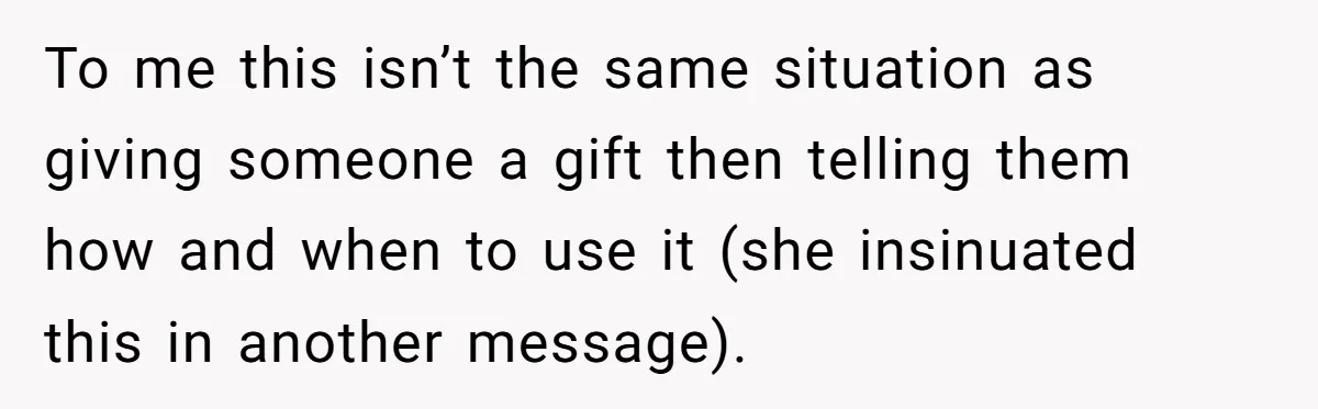 She Brought Desserts to a Party, Then Found Out the Host Was Saving Them for Later To me this isn’t the same situation as giving someone a gift then telling them how and when to use it (she insinuated this in another message).