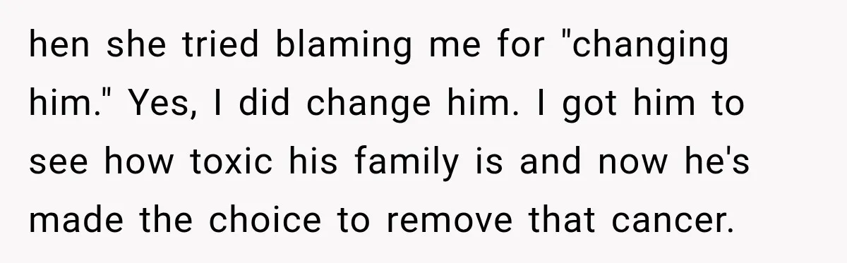 MIL Finds Out Her Son Got Married From Facebook, Then He Gives Her the Perfect Thanksgiving Comeback hen she tried blaming me for "changing him." Yes, I did change him. I got him to see how toxic his family is and now he's made the choice to...