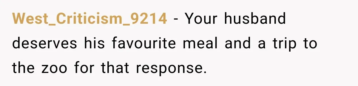 MIL Finds Out Her Son Got Married From Facebook, Then He Gives Her the Perfect Thanksgiving Comeback West_Criticism_9214 − Your husband deserves his favourite meal and a trip to the zoo for that response.