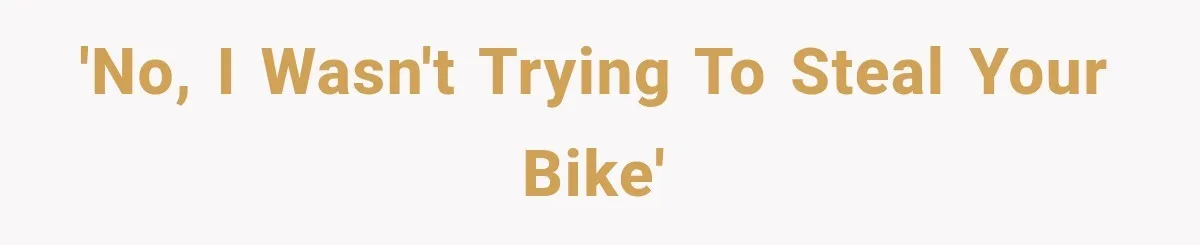 Cyclist Accuses Black Student of Stealing His Bike, Then Finds the Missing Lock in His Own Bag 'No, I wasn't trying to steal your bike'