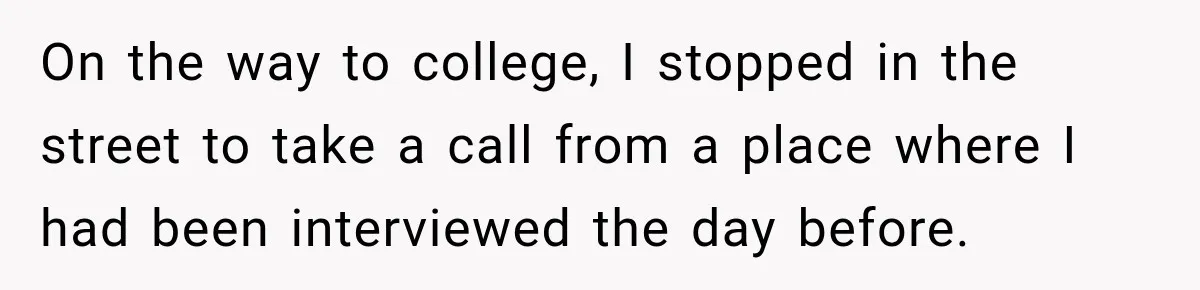 Cyclist Accuses Black Student of Stealing His Bike, Then Finds the Missing Lock in His Own Bag On the way to college, I stopped in the street to take a call from a place where I had been interviewed the day before.