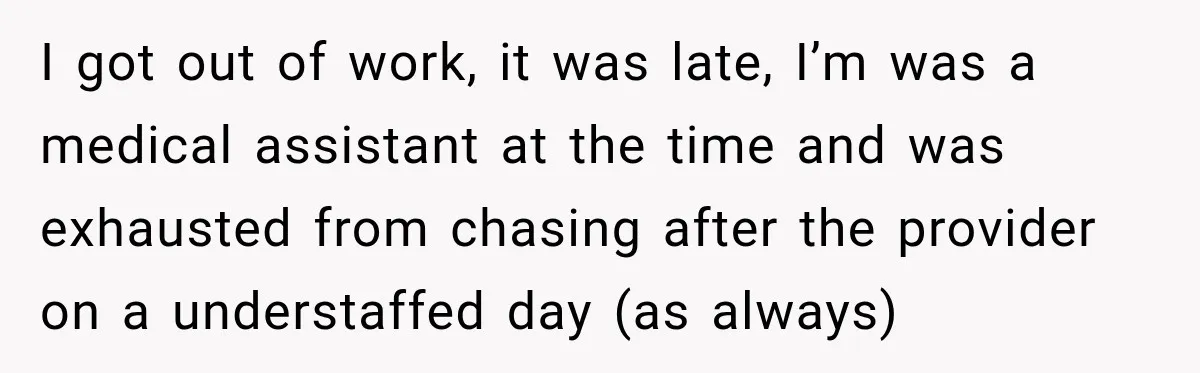 Woman Demands Exhausted Medical Assistant’s Seat on Nearly Empty Bus Because She Says She’s “Privileged” I got out of work, it was late, I’m was a medical assistant at the time and was exhausted from chasing after the provider on a understaffed day (as always)