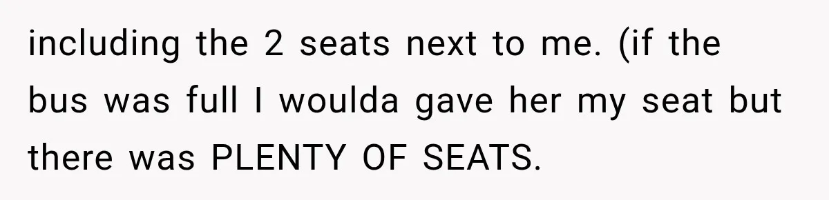 Woman Demands Exhausted Medical Assistant’s Seat on Nearly Empty Bus Because She Says She’s “Privileged” including the 2 seats next to me. (if the bus was full I woulda gave her my seat but there was PLENTY OF SEATS.