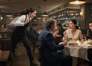 Waitress Screams Across Steakhouse and Snatches Mom’s Plate Seconds Before a Dangerous Allergy Mistake