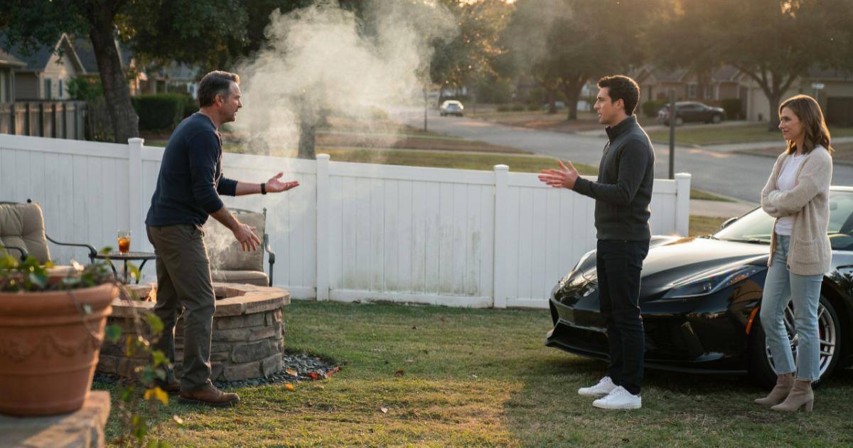 Neighbor Says He Can Make All the Noise He Wants, So Homeowner Uses His Own Logic Against Him