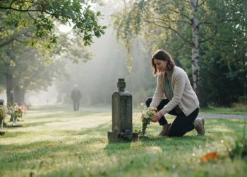 Woman Secretly Leaves Flowers At A Childhood Crush’s Grave To Help His Mother Remember Him