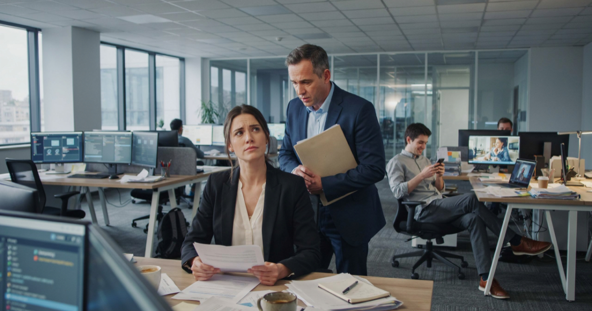 Employee Gets Written Up For “Negative Attitude” After Finally Stopping A Coworker’s Work From Landing On Their Desk Employee Gets Written Up For “Negative Attitude” After Finally Stopping A Coworker’s Work From Landing On Their Desk