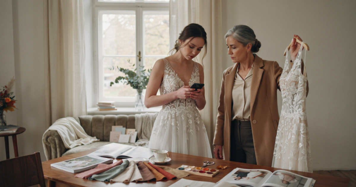 Bride Stops MIL From Wearing White Floral Dress After Seeing Her Own Wedding Gown