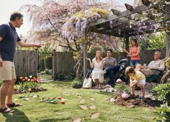 Family Moves His Motorcycle and Settles Into His Garden, Then Insists His Private Yard Is a Public Park