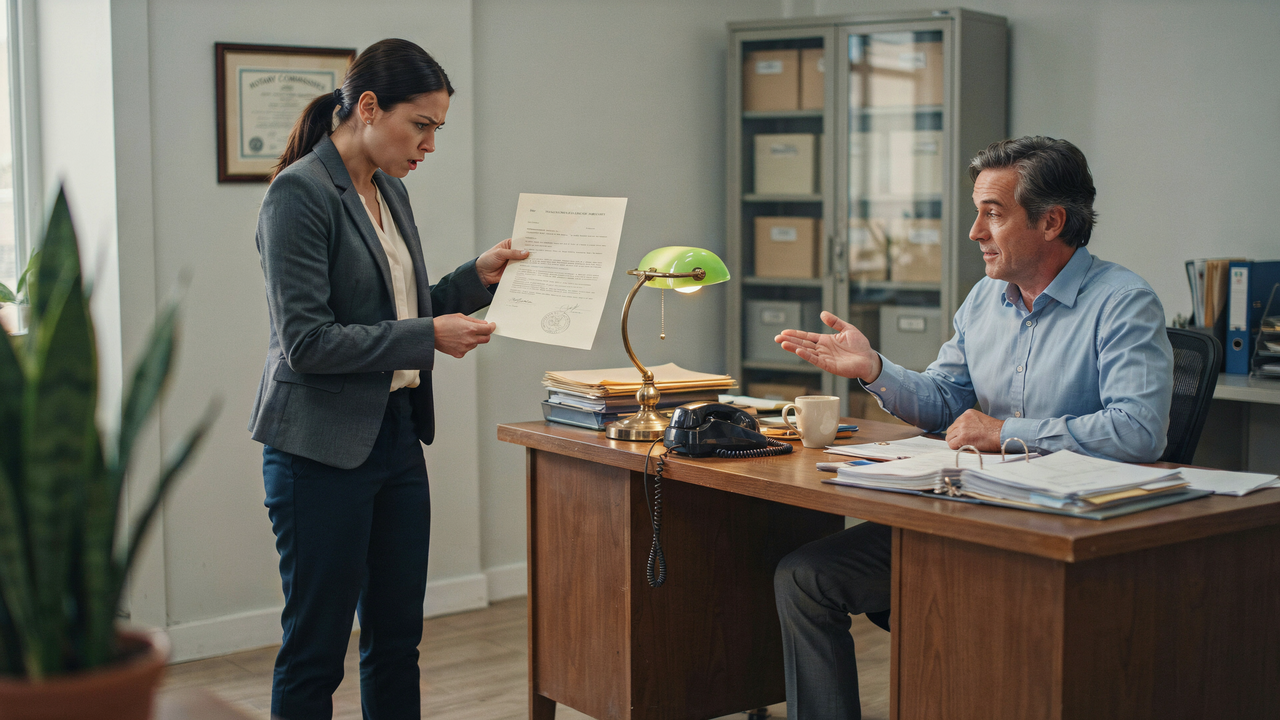 Notary Keeps Her Stamp and Journal After Leaving, Then Discovers Her Former Office Is Still Using Her Name