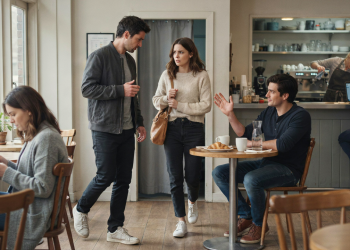 Woman Panics When Her Boyfriend Drives Near Her Affair Partner’s Apartment, Then a Coffee Shop Meeting Exposes Everything