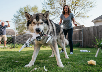 Neighbor Harasses a Dog With His Drone for Months, Then Sues After the Dog Finally Destroys It