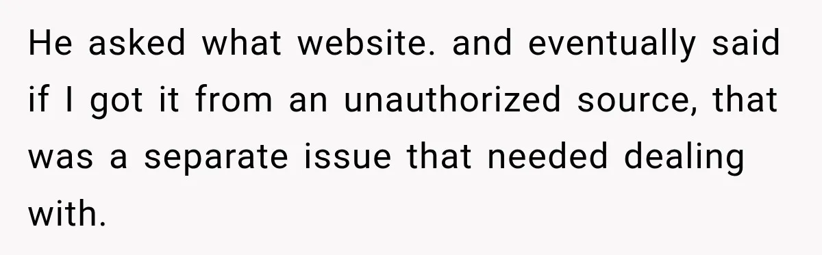 She Was Accused of Using AI on Her Thesis, So She Tested Her Professor’s Own Paper With the Same Detector He asked what website. and eventually said if I got it from an unauthorized source, that was a separate issue that needed dealing with.