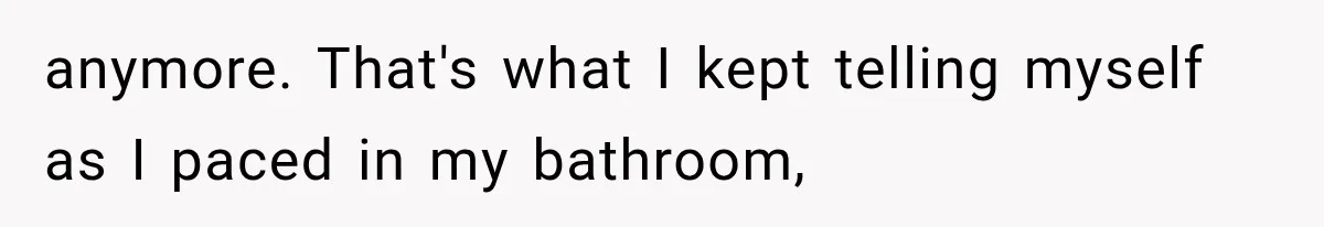 Man Thinks His Wife Is Playing a Creepy Peeking Game, Then Finds Her Hiding Under the Bed With a Shard of Glass anymore. That's what I kept telling myself as I paced in my bathroom,