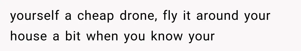 Neighbor Harasses a Dog With His Drone for Months, Then Sues After the Dog Finally Destroys It yourself a cheap drone, fly it around your house a bit when you know your