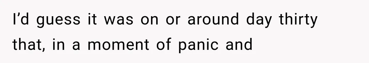 Man Wakes Up Mid-Flight Over an Endless Ocean, Then Realizes Every Clock Is Frozen at 4:03 AM I’d guess it was on or around day thirty that, in a moment of panic and