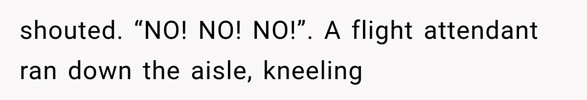 Man Wakes Up Mid-Flight Over an Endless Ocean, Then Realizes Every Clock Is Frozen at 4:03 AM shouted. “NO! NO! NO!”. A flight attendant ran down the aisle, kneeling