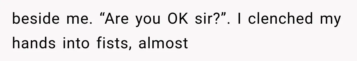 Man Wakes Up Mid-Flight Over an Endless Ocean, Then Realizes Every Clock Is Frozen at 4:03 AM beside me. “Are you OK sir?”. I clenched my hands into fists, almost