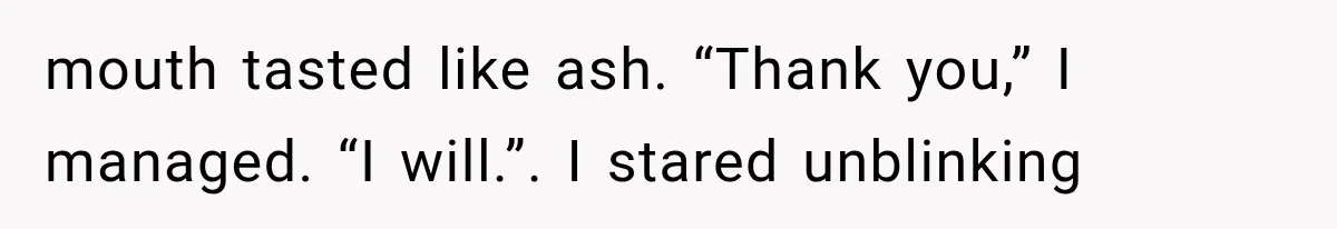 Man Wakes Up Mid-Flight Over an Endless Ocean, Then Realizes Every Clock Is Frozen at 4:03 AM mouth tasted like ash. “Thank you,” I managed. “I will.”. I stared unblinking