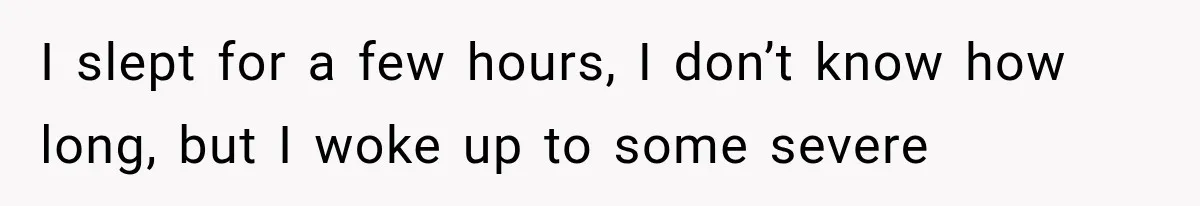 Man Wakes Up Mid-Flight Over an Endless Ocean, Then Realizes Every Clock Is Frozen at 4:03 AM I slept for a few hours, I don’t know how long, but I woke up to some severe